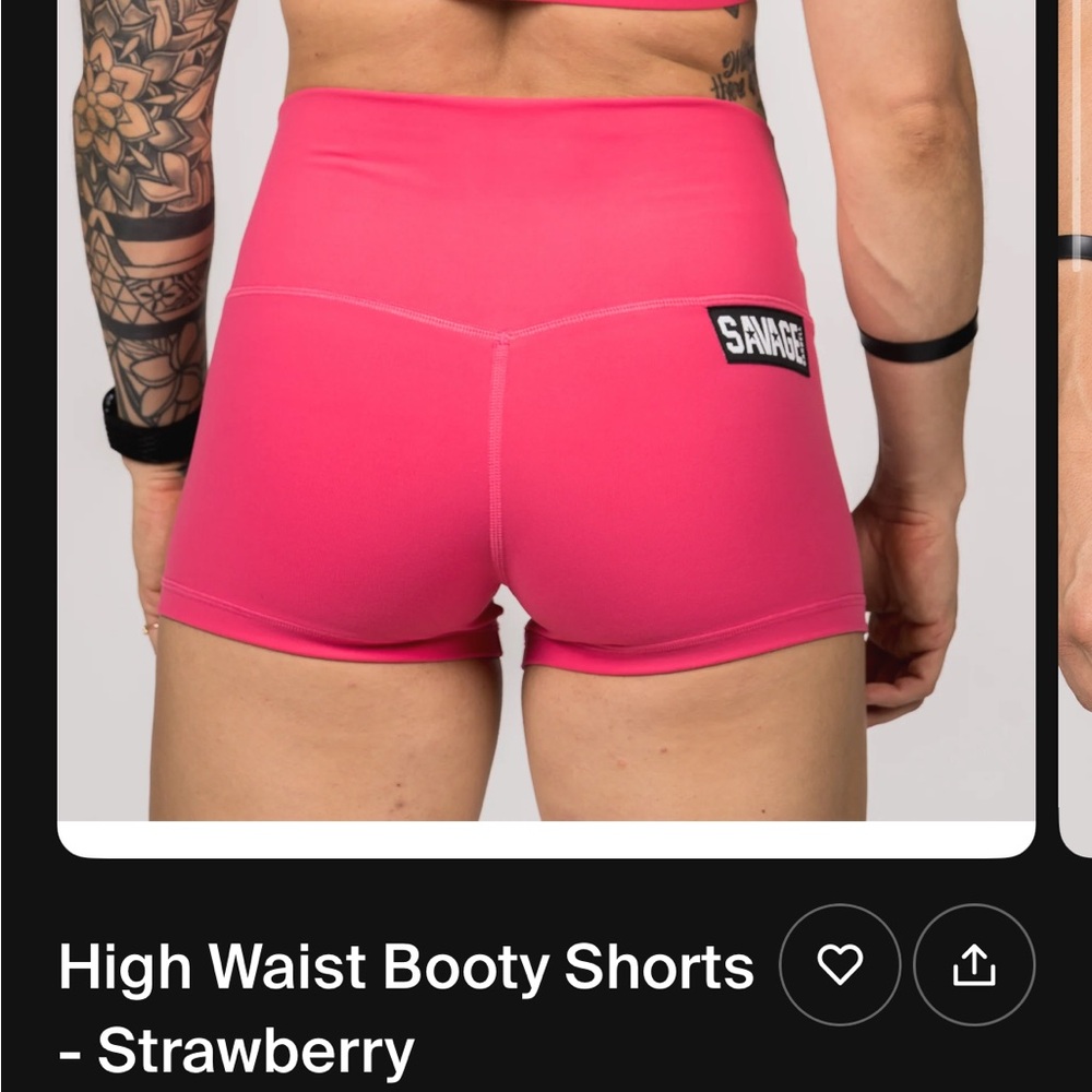 Savage Barbell medium workout shorts